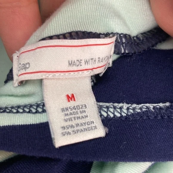 Gap teal and dark blue maxi skirt medium - Picture 5 of 5